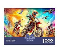 Motorcycle Ride Jigsaws Suitable for Decompression And Wall Decor 1000 Piece Puzzle Challenge Toy Gifts for Adults And Kids 52x38cm/1000pcs