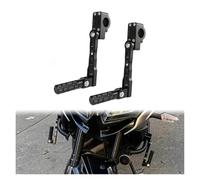 Motorcycle Rider Adjustable Foot Pegs Kit 22mm 7/8" 28.8mm 1/8" Highway Pegs Adjustable Foot Rest Extensions Mounts Footpegs