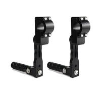 Motorcycle Rider Adjustable Foot Pegs Kit 22mm 7/8" 28.8mm 1/8" Highway Pegs Adjustable Foot Rest Extensions Mounts Footpegs