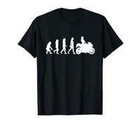 Motorcycle Rider Hot Biker Evolution Motorcycle Ladies T-Shirt