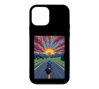 Motorcycle Rider Solitary Highway Sunset Freedom Case for iPhone 12 mini