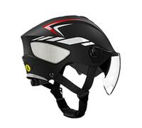 Motorcycle Riding Helmet - Double Visor Safety Hat, Hard Shell Scooter Gear | Adjustable UV Protection Design, Durablle Crash Resistant Build With Comfortable Fit For Men Women Family Husband Wife Son