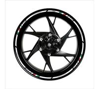 Motorcycle Rim Stickers for GSF1200 Bandit 2001-2006, Wheel Decals Reflective Rim Tape Graphics Stripes Motorbike Decoration Accessories,D