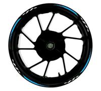 Motorcycle Rim Stickers for Yamaha MT-10 MT10 Motorcycle 17 Inch Front and Rear Wheel Decals Fairing Hub Reflective Rim Stripe Sticker Decoration(003)
