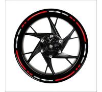 Motorcycle Rim Stickers for Yamaha XT 1200 Z, Wheel Decals Reflective Rim Tape Graphics Stripes Motorbike Decoration Accessories,C