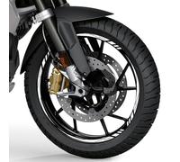 Motorcycle Rim Stickers for Zontes C2-125 | Motorbike Wheel Decals Reflective Rim Tape Night Glow Wheel Stripe Waterproof Sticker High Visibility Adhesive Tape Decal