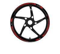 Motorcycle Rims For A & Prilia For Tuono 660 RS660 For GPR150 For RSV4 For Dorsoduro For Shiver 750 900 For RS125 Motorcycle Sticker Wheel Rim Decal Reflective Wheel Stickers (Color : 7)