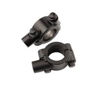 Motorcycle riser 2pcs 22mm Handlebar 10mm 8mm 6mm Thread Motorcycle Mirror Mount Clamp Rear View Mirror Holder Adapter Extension(8mm-2pcs)