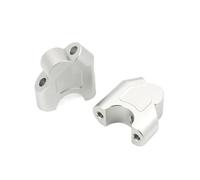 Motorcycle riser Accessories Handle Bar Raisers Up And Backwards For CF&MO&TO 800 MT-X 800MTX Motorcycle Handlebar Risers Handlebar Clamp Riser(Silver)