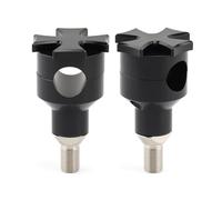 Motorcycle Riser Bar Clamps Motorcycle Handle Bar Risers Accessories For Springer For Softail Heritage For Cross Bones Bad Boy CVO