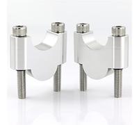 Motorcycle Riser Bars For Triumph For Speed For Triple 1050i R RS S 1200 RS For Street For Triple R RS S 675/R 765 R/RS/S 28mm 1 1/8" Handlebar Risers Mounting Riser Motorcycle Bar Riser(Silver Riser