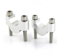 Motorcycle Riser Bars For Triumph For Speed For Triple 1050i R RS S 1200 RS For Street For Triple R RS S 675/R 765 R/RS/S 28mm 1 1/8" Handlebar Risers Mounting Riser Motorcycle Bar Riser(Silver Riser