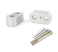 Motorcycle Riser Bars For Triumph For Tiger 800/1200/XC/For XCA/For XCX/XR Handlebar Risers Mount Clamp Kit Motorcycle Bar Riser(Silver)