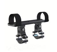 Motorcycle Riser Blocks Bike Flashlight Holder Nonslip Bicycles Light Bracket Universal Mount Torch Clamp Headlight Speaker