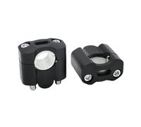 Motorcycle Riser Blocks Motorcycle 22mm 28mm Handlebar Clamp Risers Adapter Bar Clamps For ATV Universal(Black)
