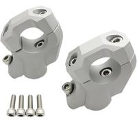 Motorcycle Riser For BMW For R1200GS LC For Adventure For R1250GSA 2013-2023 Handlebar Bar Risers Motorcycle 32mm Riser Back Move Mount Handlebar Risers(Silver)