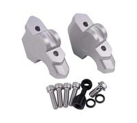 Motorcycle riser For BMW For R1300GS For Adventure Motorcycle Accessories Handlebar Riser Bar Mount Handle Clamp(Silver)
