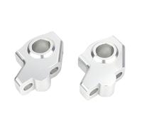 Motorcycle Riser For MT-03 For MT 03 For MT03 2006-2018 2019 2020 2021 Motorcycle Offset Handlebar Risers Back Moved Raised Up Extended Standard Bar Riser Motorcycle Handlebar Riser(Gloss Silver)