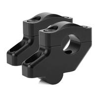 Motorcycle riser For NC700X For NC700S For NC750X 22mm 7/8" Offset Handle Bar Riser Raised Extend Handlebar Mounting Risers Silvery(Black)