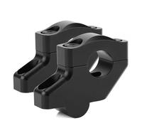 Motorcycle riser For Suzuki For Bandit For GSF250 400 600 650 750 1200 Motorcycle 22mm 7/8" Offset Handle Bar Risers Raised Back Moved Extend(Black)