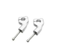 Motorcycle riser For Triumph For Bobber For T100 Motorcycle Accessories Handlebar Bar Riser Clamps Adapter Black Raise Handlebars(Silver)