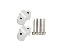 Motorcycle riser For XSR900 For XSR-900 For XSR-900 2024 Handlebar Riser Clamp Extend Adapter Drag Handle Bar Motorcycle Accessories Silver
