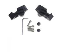 Motorcycle Risers For Black For Flag 500 1 Set Vintage Modified Booster Spigot Rising Raised Handlebar Seat Aluminium Alloy Suitable