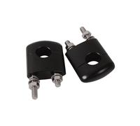 Motorcycle Risers For BMW For R For Series For R45 R60 R75 R80 90S R90 R100 Handlebar Riser Clamp Spacer 6CM Bar Mount Lift Motorcycle Handlebar Modification Motorcycle Handle Bar(Black)