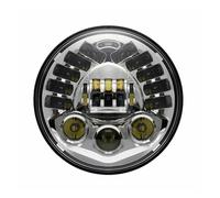 Motorcycle Road Light Spotlight For BMW For R NINE T 2014-2019 2020 2021 2022 7 Inch Headlight Universal Adaptive Light Motorcycle Parts(Chrome)