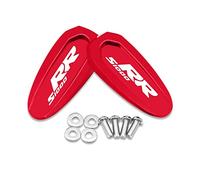 Motorcycle S1000RR M1000RR Windscreen Mirror Cover Driven Mirror Eliminators Cap Compatible with BMW S1000 RR s1000rr 2020-2023(S1000RR Red)