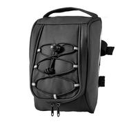 Motorcycle Saddle Bag for Surron for Light for Bee for Super73 for Talaria Front Frame Tool Storage Electric Dirt Bike Center Luggage Saddle Bag(Sliver)