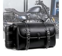 Motorcycle Saddle Bag for Yamaha Raptor 2009-2024, Motorbike Side Pannier Bag, Waterproof Leather Motorbike Saddle Bags, Motorcycle Tail Bag, Easy Installation, C