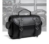 Motorcycle Saddle Bag for Yamaha Raptor 90 2009-2023, Motorbike Side Pannier Bag, Waterproof Leather Motorbike Saddle Bags, Motorcycle Tail Bag, Easy Installation, B
