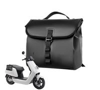 Motorcycle Saddle Bag Leather Saddle Backpack | Motorbike Rear Rack Storage Bag for Phone Key Camera Bottle Highway Riding Travel Camping Commuting Men Women Riders