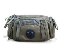 Motorcycle Saddle Bag Men Waist Fanny Pack Bum Hip Belt Bag Multi-Purpose Travel Waterproof Nylon Male for Cross Body Messenger Sling Chest Bags Motor Pannier Bag(Army Green)