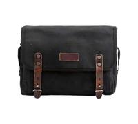 Motorcycle Saddle Bags 13.8x9.8in Waxed Canvas Waterproof Universal Pannier | 13.8x9.8in, 2.2lbs, Waxed Canvas, Waterproof, Adjustable Straps, Universal Fit, 13L Capacity