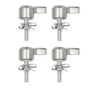Motorcycle Saddlebag Lever Lock Bolts Nuts Mounting Set 4PCS Compatible With Touring Breakout Deluxe Electra Road CVO Models Aftermarket Replacement