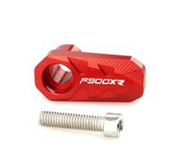 Motorcycle safety sensor cover For F900XR Motorcycle Front Wheel ABS Sensor Protection Side Stand Extension Pad(1 piece Red)