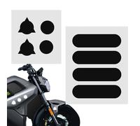 Motorcycle Safety Stickers - Reflective Tape, Helmet Decals | Waterproof Adhesive Patches for Bicycle, Riding Equipment, Cycling, Sports Equipment