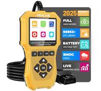 Motorcycle Scanner, Motorcycle Fault Code Reader with Voltage Test, Motorcycle OBD2 Scanner with Quick Test, Motorcycle Diagnostic Tool for Yamaha/Honda/Kawasaki/BMW/Generation/KYMCO/SYM/Suzuki ect