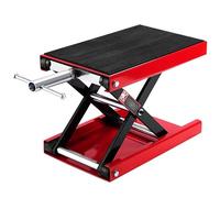 Motorcycle Scissor Lift Jack - 0.5 Ton Capacity, Adjustable Height (98-365mm), Heavy-Duty Repair Stand for Street Bikes, Cruisers & Touring Bikes