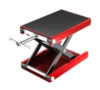 Motorcycle Scissor Lift Jack 1100 Lbs Wide Deck Hoist Stand For Atv & Bike
