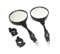 Motorcycle Scooter Handlebar Collapsible Round Shape Rearview Side Mirror Base Modified Accessories