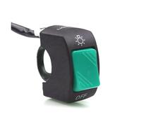 Motorcycle Scooter Second Line Headlight Handle Switch 12V Switch Waterproof(Green)