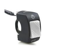 Motorcycle Scooter Second Line Headlight Handle Switch 12V Switch Waterproof(Grey)