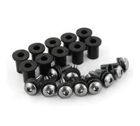 Motorcycle Screw Compatible With Ducati For SUPER SPORT 620 800 1000 ST2 ST3 ST4 PASO 750 Motorcycle Windscreen Windshield Wind Deflectors Bolts Kits(Titanium1)