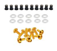 Motorcycle Screw Compatible With For CBR125R 2004 2007 2008 2009 For CBR250R 2011 2012 2013 For M5 Motorcycle Bodywork Fairing Windshield Wellnuts Screws