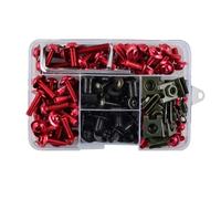 Motorcycle Screw Compatible With For Ninja 250 300 400 Motorcycle Fairing Windshield Bolts Screws Kit Nut Clips Motorcycle Screws Cowls