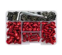 Motorcycle Screw Compatible With Suzuki For GSXR600 For GSXR750 For GSXR1000 155PCS Motorcycle Fairing Bolts Screws Nut Complete Kit Motorbike Screw Accessories