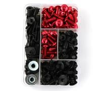 Motorcycle Screw Compatible With Suzuki For TL1000S 1997-2001 For SV1000S 2003 2004 2005 2006 2007 Motorcycle Screws Bolts And Nuts Set(Red)